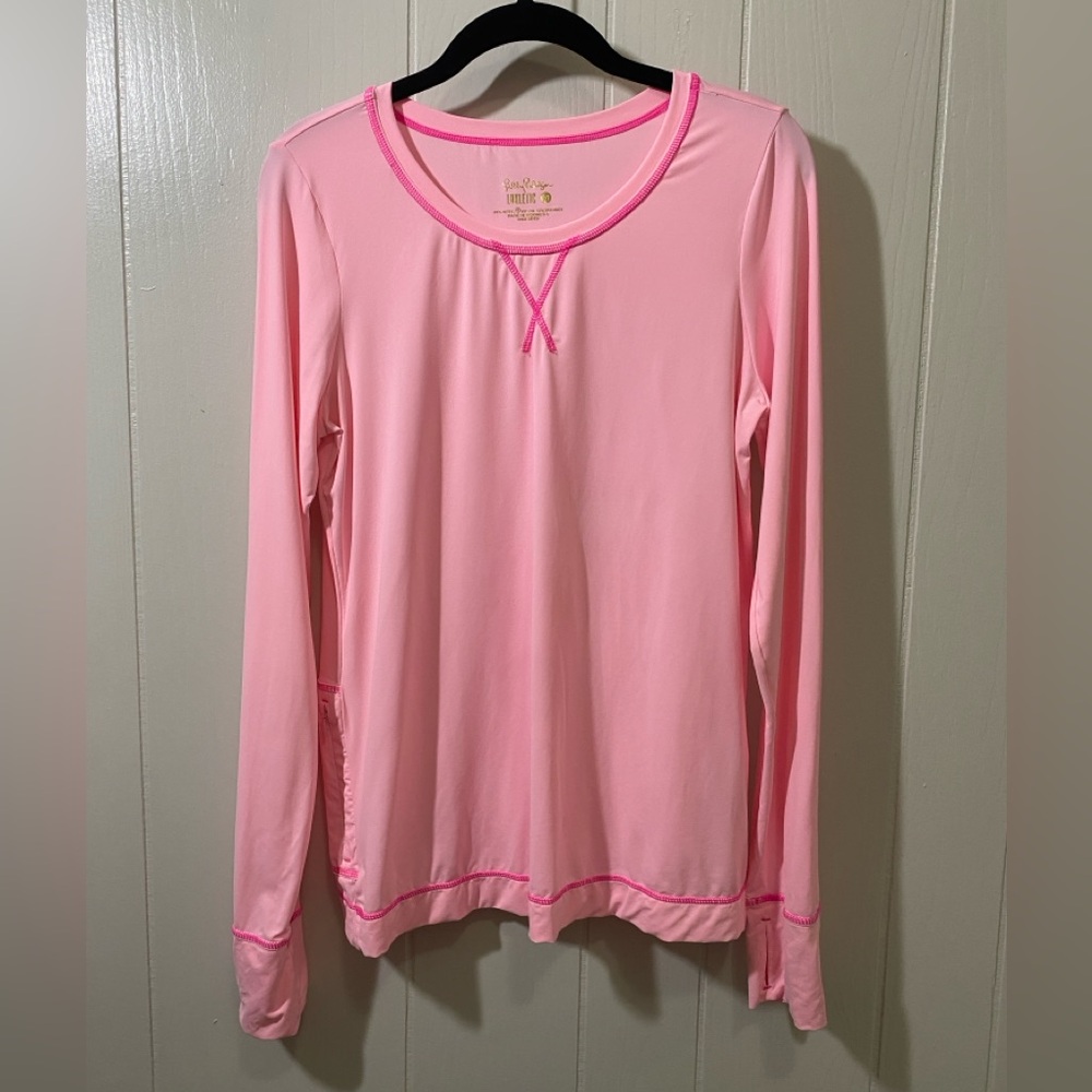 Lilly Pulitzer Luxletic Meryl Renay Sunguard Pink Medium